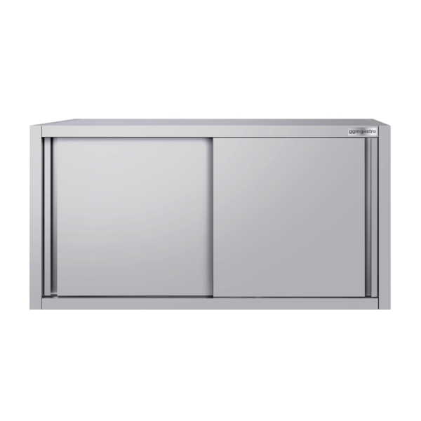 Armoire murale inox ECO - 1200x400mm - avec porte coulissante - hauteur 650mm