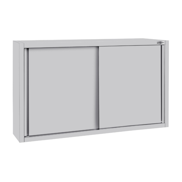 Armoire murale en inox ECO - 1400x400mm - avec porte coulissante hauteur 1000mm