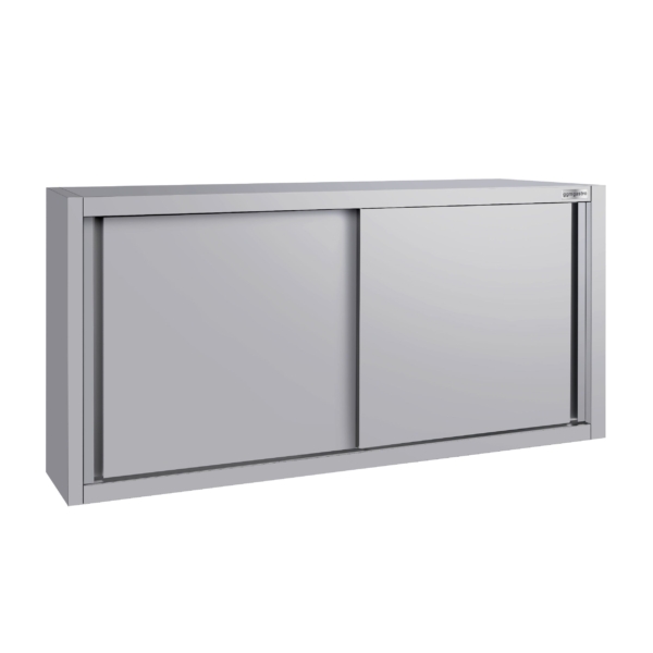 Armoire murale en inox ECO - 1400x400mm - avec porte coulissante - hauteur 650mm