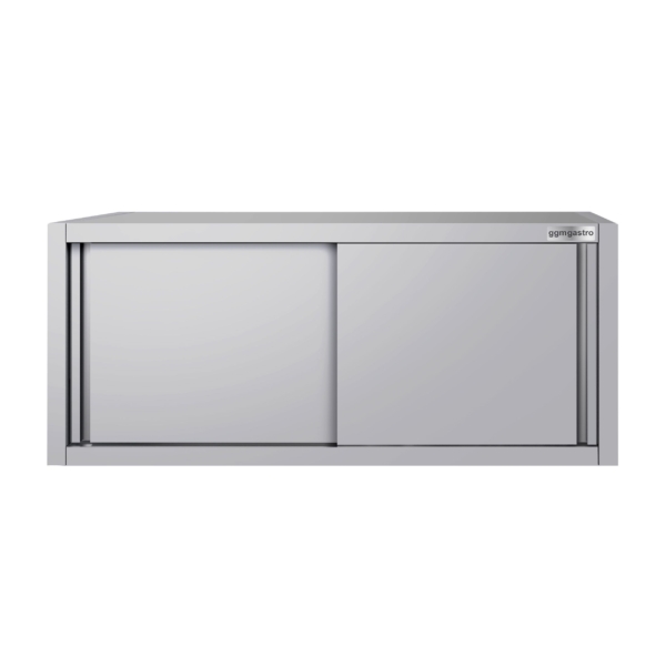 Armoire murale en inox ECO - 1400x400mm - avec porte coulissante - hauteur 650mm