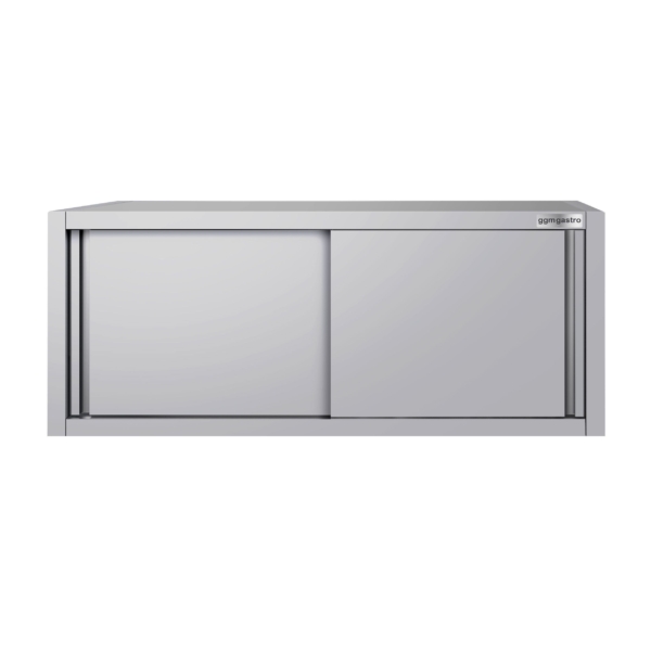 Armoire murale en inox ECO - 1600x400mm - avec porte coulissante - hauteur 650mm