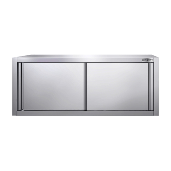 Armoire murale en inox PREMIUM - 1800x400mm - avec porte coulissante - hauteur 650mm