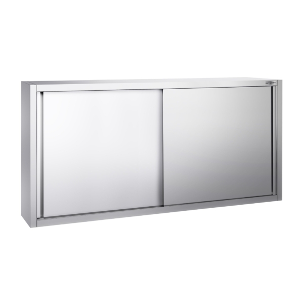 Armoire murale en inox PREMIUM - 2000x400mm - avec porte coulissante - hauteur 1000mm