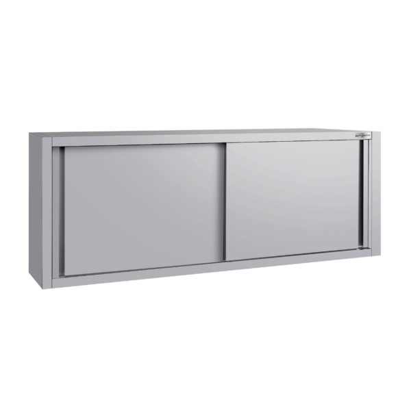 Armoire murale inox ECO - 2000x400mm - avec porte coulissante - hauteur 650mm