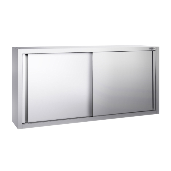 Armoire murale en inox PREMIUM - 2000x400mm - avec porte coulissante - hauteur 800mm