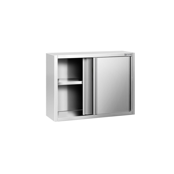 Armoire murale en inox PREMIUM - 1000x400mm - avec porte coulissante - hauteur 800mm