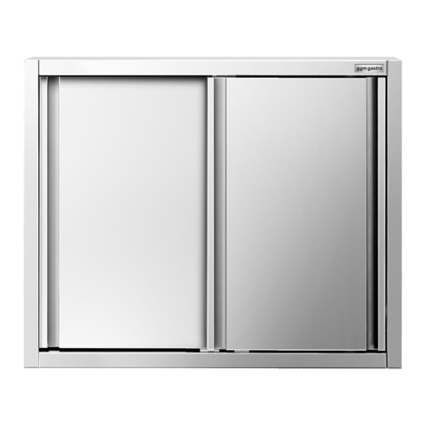 Armoire murale en inox PREMIUM - 1000x400mm - avec porte coulissante - hauteur 800mm