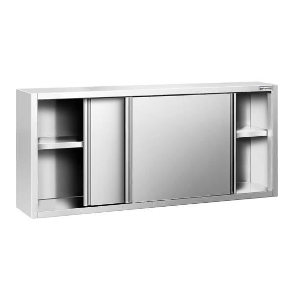 Armoire murale en inox PREMIUM - 1800x400mm - avec porte coulissante - hauteur 800mm