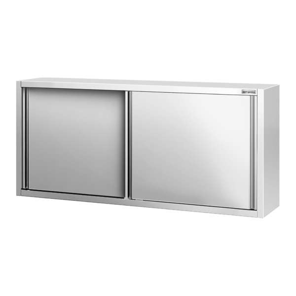 Armoire murale en inox PREMIUM - 1800x400mm - avec porte coulissante - hauteur 800mm