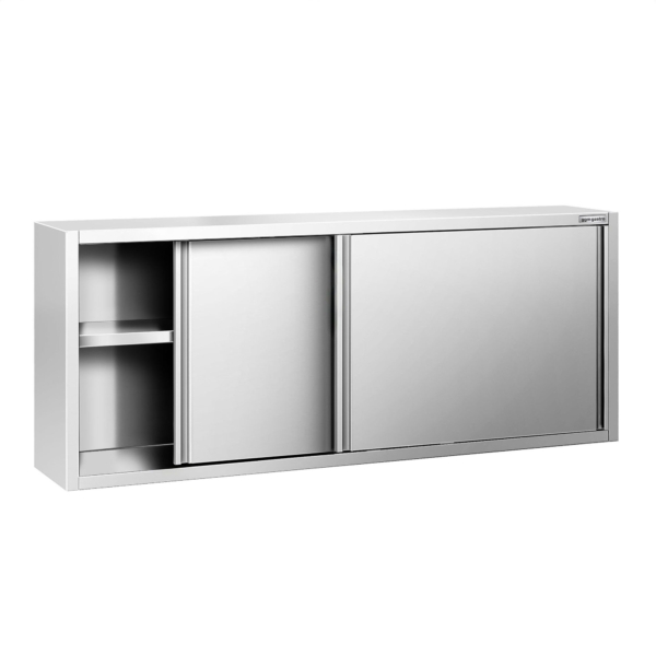 Armoire murale en acier inoxydable PREMIUM - 2000x400mm - avec porte coulissante - 800mm de haut