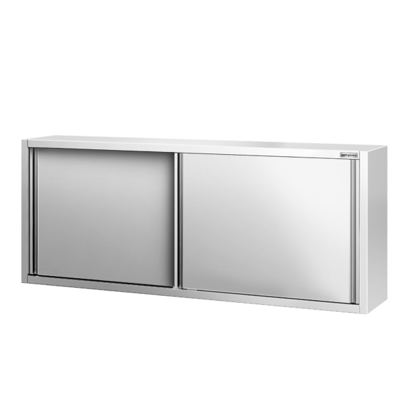 Armoire murale en inox PREMIUM - 2000x400mm - avec porte coulissante - hauteur 800mm