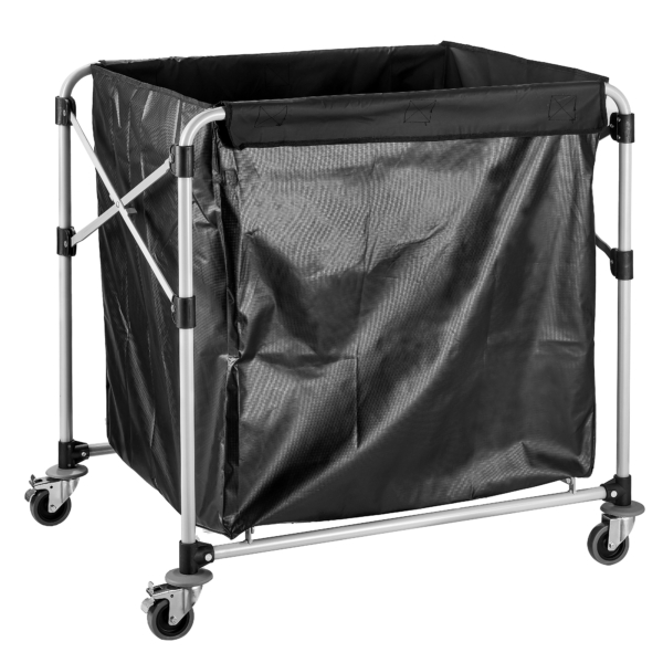 Chariot à linge - pliable - 300 litres - cadre en aluminium