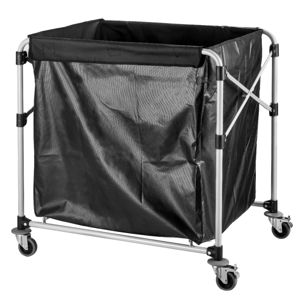 Chariot à linge - pliable - 300 litres - cadre en aluminium