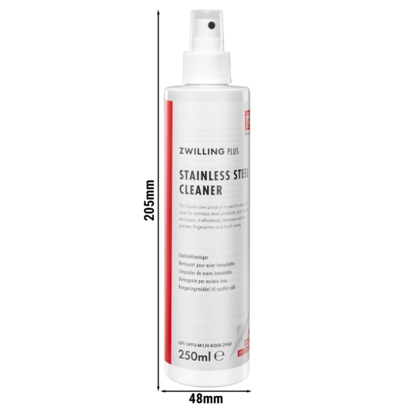 ZWILLING | PLUS - Nettoyant pour acier inoxydable - 0,25 L