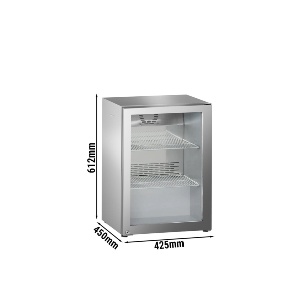 LIEBHERR | Réfrigérateur à lait encastré en acier inoxydable PREMIUM - 42 litres - Avec 1 porte