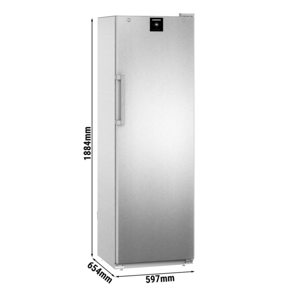 LIEBHERR | Congélateur en acier inoxydable PERFECTION - 237 litres - Intérieur en plastique - Avec 1 porte