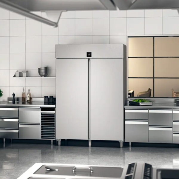 LIEBHERR | Réfrigérateur en acier inoxydable PERFECTION - 1096 Litres - GN 2/1 - Intérieur en acier inoxydable - avec 2 portes et WiFi