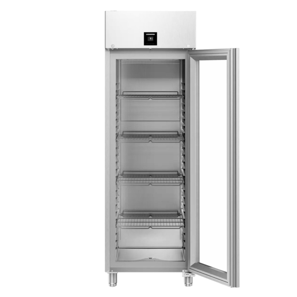 LIEBHERR | Réfrigérateur en acier inoxydable PERFECTION - 486 litres - GN 2/1 - Intérieur en acier inoxydable - avec 1 porte en verre