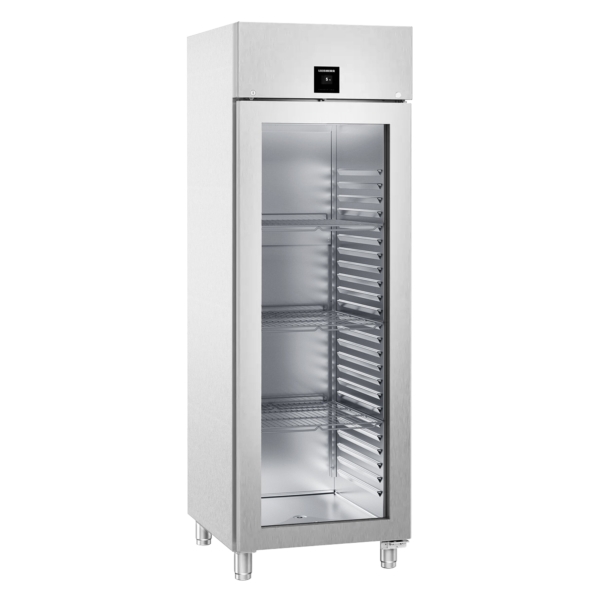 LIEBHERR | Réfrigérateur en acier inoxydable PERFORMANCE - 486 litres - GN 2/1 - Intérieur en acier inoxydable - avec 1 porte en verre