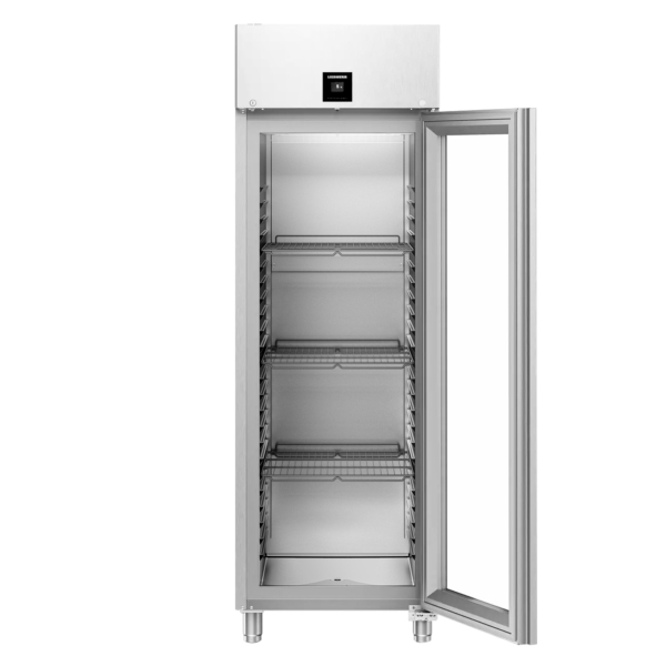 LIEBHERR | Réfrigérateur en acier inoxydable PERFORMANCE - 486 litres - GN 2/1 - Intérieur en acier inoxydable - avec 1 porte en verre