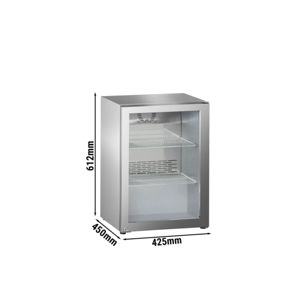 LIEBHERR | Réfrigérateur encastré en inox PREMIUM - 42 litres - avec 1 porte vitrée