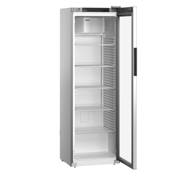 LIEBHERR | Réfrigérateur PERFORMANCE - 286 litres - Intérieur en plastique - Avec 1 porte en verre - Gris