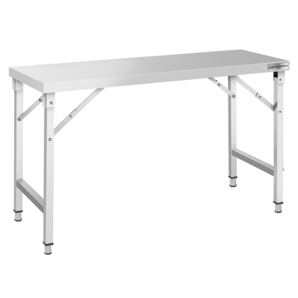 Table de travail en inox - pliable - 1500x600mm