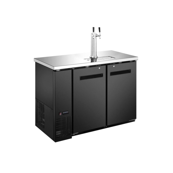 Refroidisseur de bière avec robinet - 2x50 L fûts - 1240x620mm