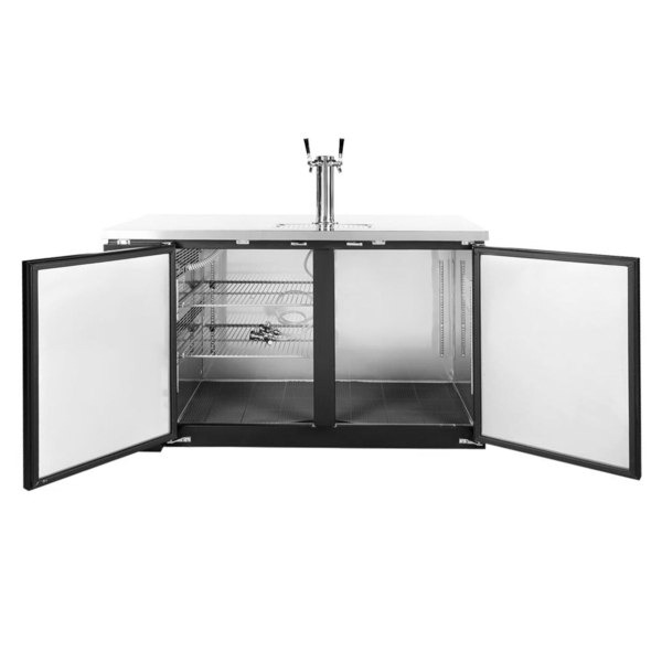 Refroidisseur de bière avec robinet - 2x50 L fûts - 1240x620mm