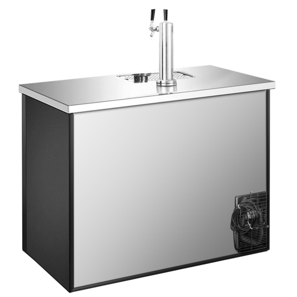 Refroidisseur de bière avec robinet - 2x50 L fûts - 1240x620mm