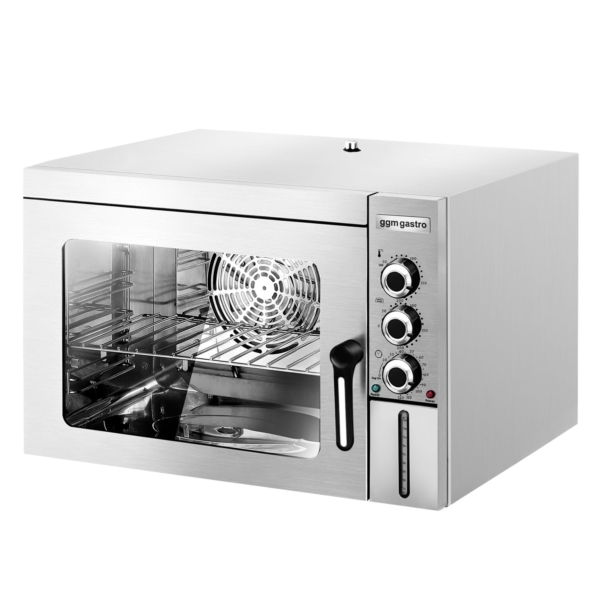 Four à air chaud KOMPAKT - avec fonction vapeur - 30 litres - inox - incl. 1 grill & 1 plaque 353x327mm