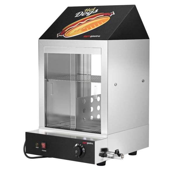 Vapeur pour hot-dogs / Vitrine de maintien au chaud pour saucisses - 1,2 kW