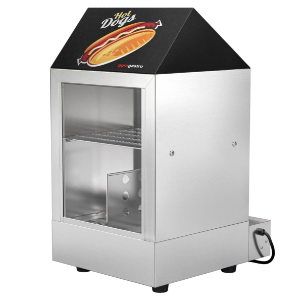 Vapeur pour hot-dogs / Vitrine de maintien au chaud pour saucisses - 1,2 kW