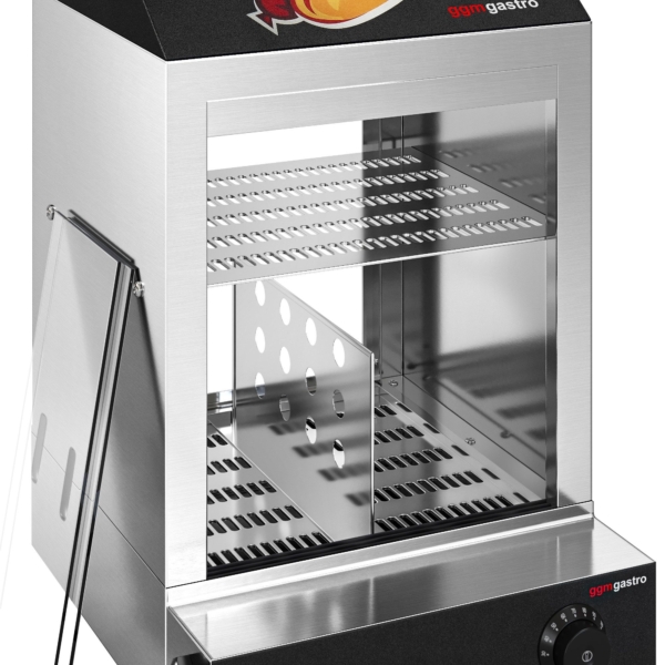 Vapeur pour hot-dogs / Vitrine de maintien au chaud pour saucisses - 1,2 kW