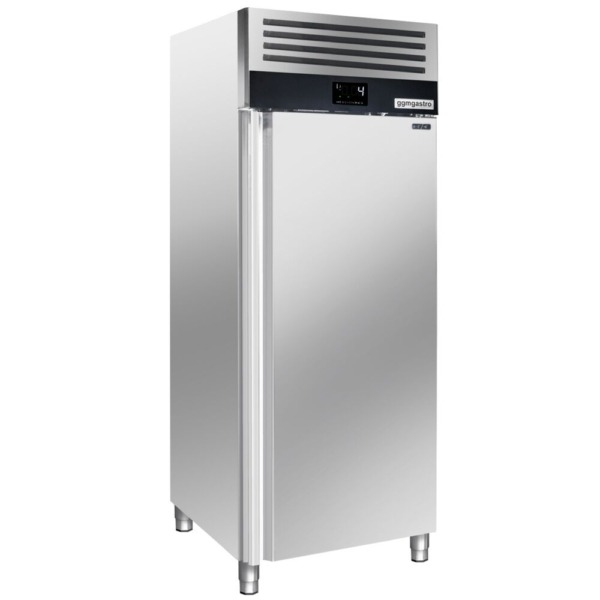 Réfrigérateur en inox PREMIUM - 702x810mm - 650 litres - avec 1 porte en inox