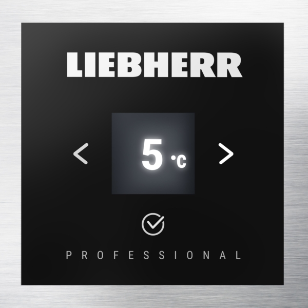 LIEBHERR | Réfrigérateur PERFORMANCE - 250 litres - Intérieur en plastique - Avec 1 porte en verre - Gris