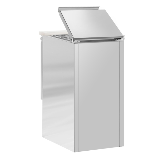 Saladette PREMIUM - 450mm - Entrée pour récipients GN - 1 porte