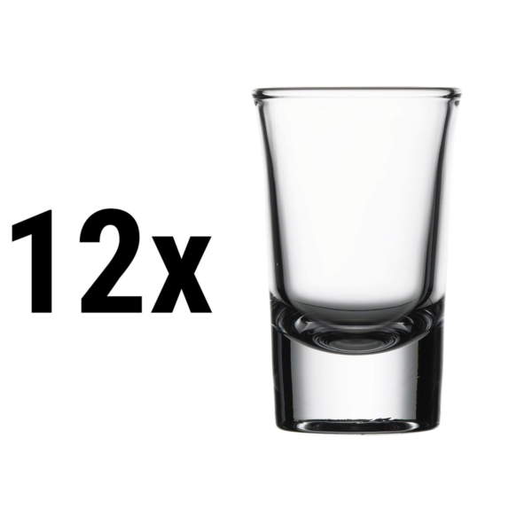 (12 pièces) Verre à déclic - SPECIALS - 40 cc - calibré à 20 cc