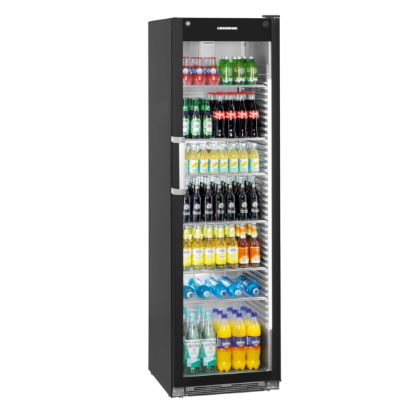 LIEBHERR | Réfrigérateur à boissons PREMIUM PLUS - 422 litres - avec 1 porte en verre - Noir