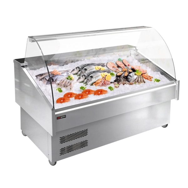 Comptoir à poissons - 1500mm - avec éclairage LED