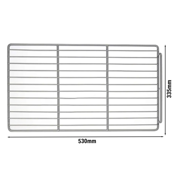 Grille porte-plaque plastifiée - GN 1/1 - 335x530mm - compatible avec les séries KTS, GTS, SAG, POS7 et ZBS7