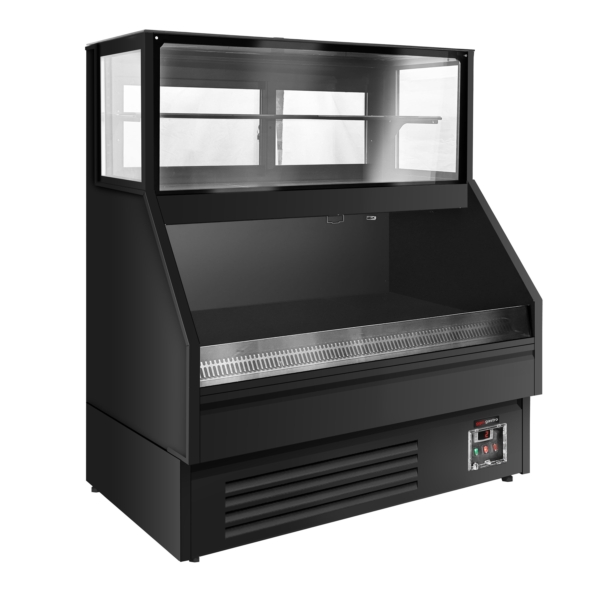 Comptoir de vente - 1200mm - 199 Litres - avec éclairage LED, étagère en haut et en bas