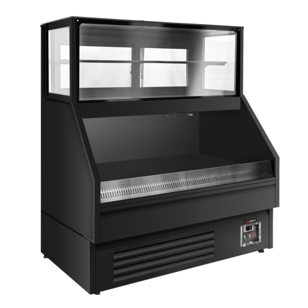 Comptoir de vente - 1200mm - 199 Litres - avec éclairage LED, étagère en haut et en bas