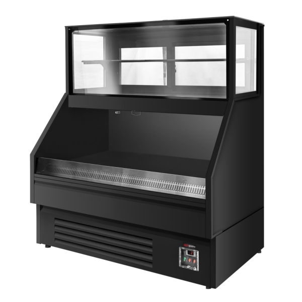 Comptoir de vente - 1200mm - 199 Litres - avec éclairage LED, étagère en haut et en bas