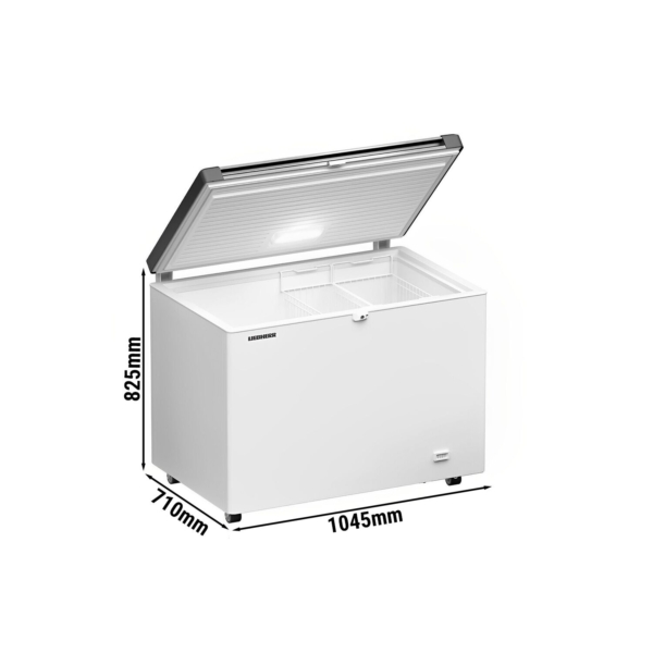 LIEBHERR | Congélateur bahut - 1005x720mm - 266 litres - couvercle inox